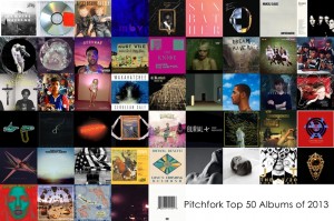 Pitchfork 2013年終榜最佳專輯TOP50。Pitchfork Top 50 Albums of 2013