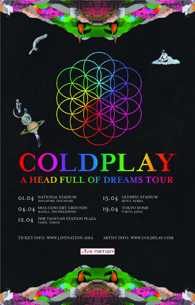 COLDPLAY 將於 2017 年 4 月 12 日來台開唱！ 宇宙電波 UNIPA